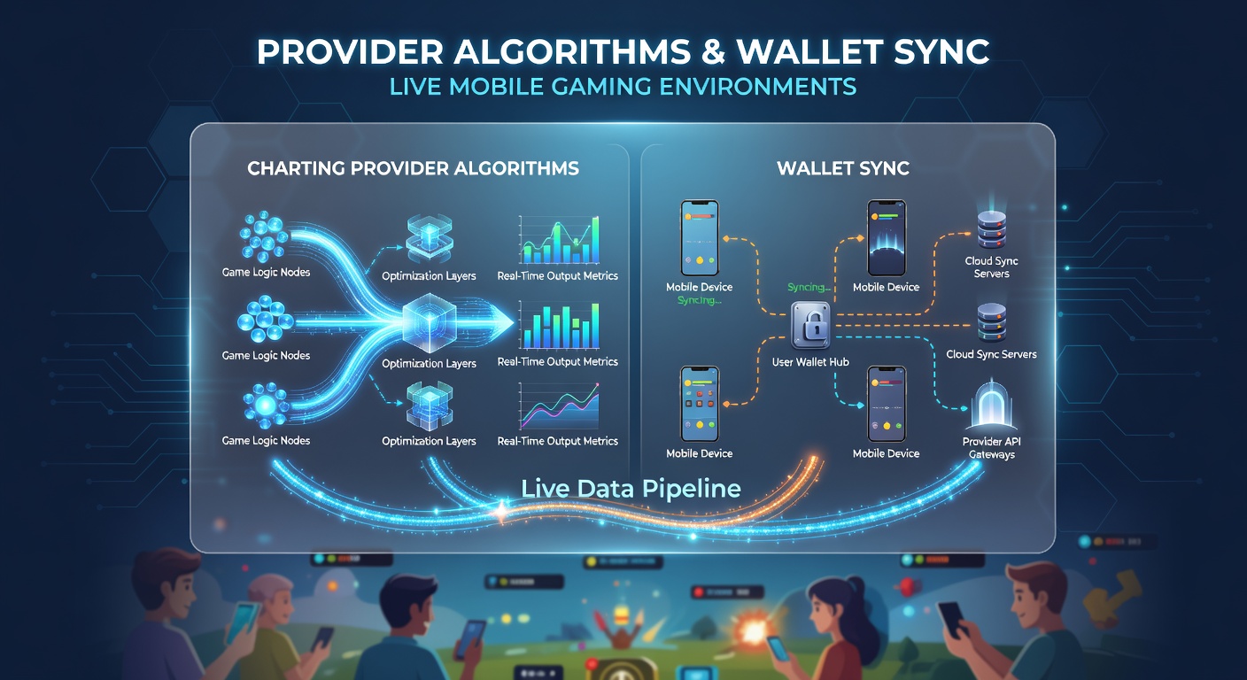 Visualisierung von Wallet-Sync-Prozessen und Datenflüssen zwischen Live-Tischen und mobilen Geräten