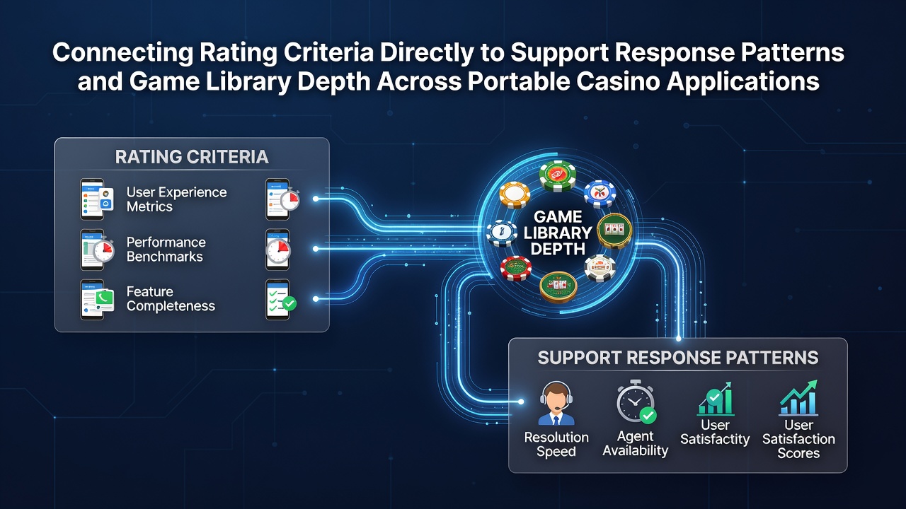 Darstellung von Bewertungskriterien und deren Einfluss auf Support sowie Spielbibliotheken in mobilen Casino-Apps