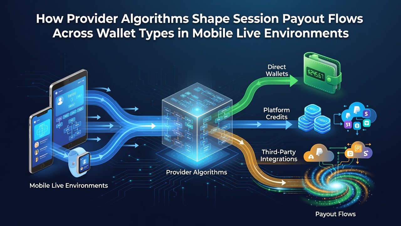 Darstellung von Algorithmus-gesteuerten Auszahlungsflüssen zwischen Live-Dealer-Sessions und mobilen Wallets in Echtzeit