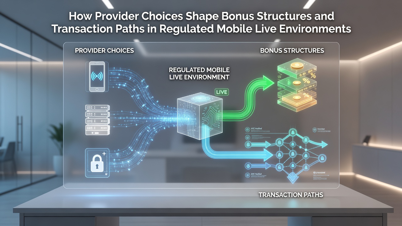 Visualisierung von Provider-Integrationen und Transaktionsflüssen in mobilen Live-Casinos