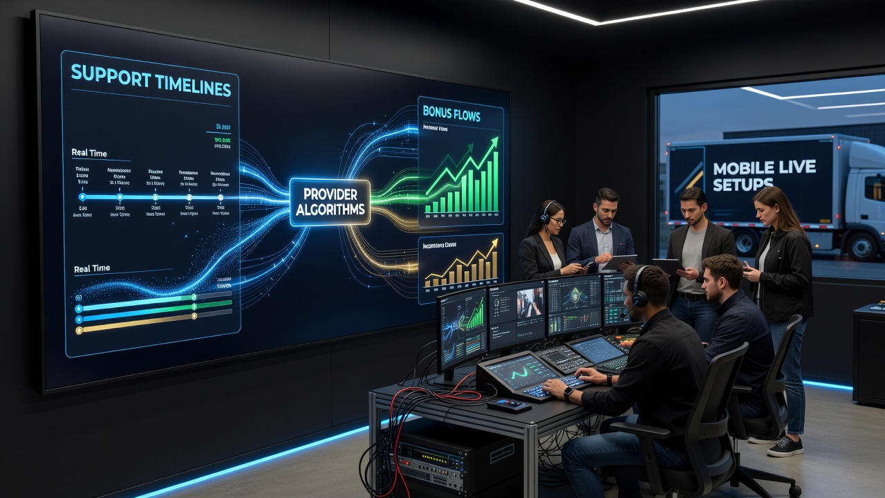 Visualisierung von Bonusflüssen und Support-Integration in mobilen Casinos
