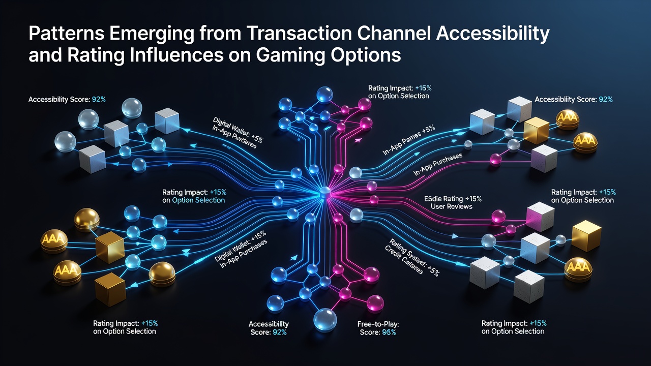 Darstellung von Transaktionskanälen und deren Auswirkungen auf Casino-Bewertungen sowie verfügbare Gaming-Optionen