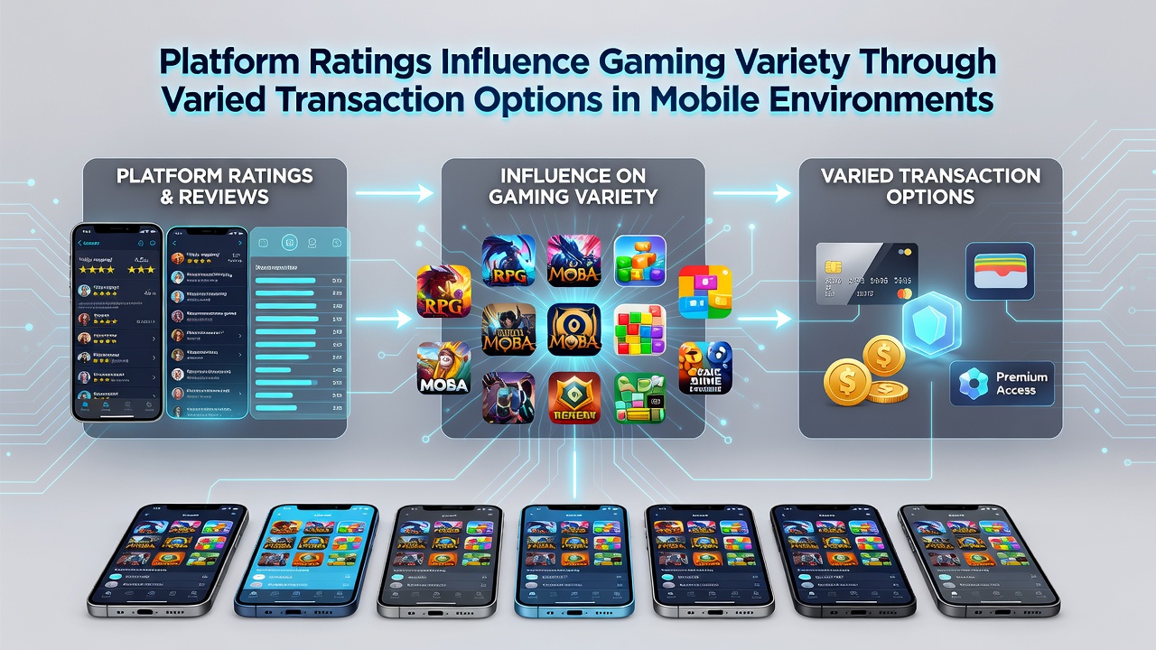 Vielfältige Transaktionsflüsse und Spieloptionen in mobiler Casino-Umgebung