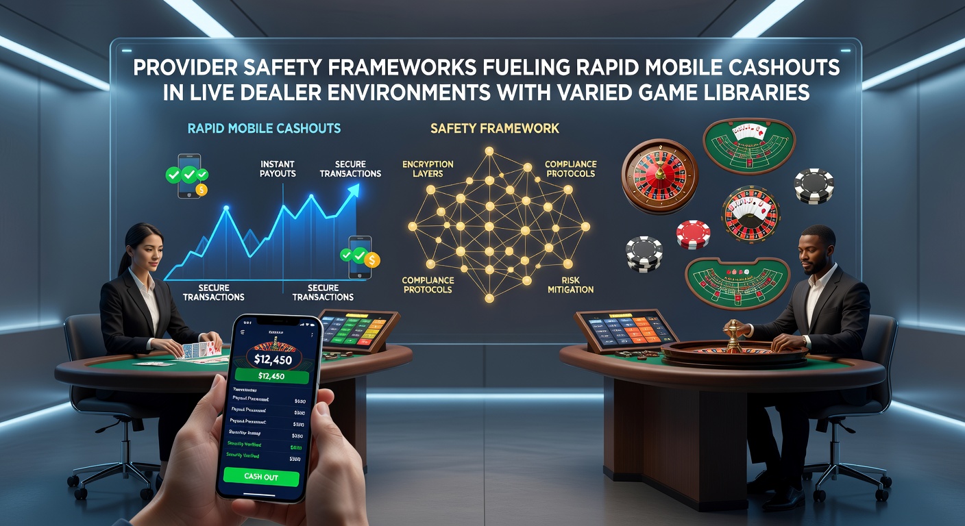Sicherheitsframeworks unterstützen mobile Cashouts in Live-Dealer-Umgebungen mit diversen Spielen